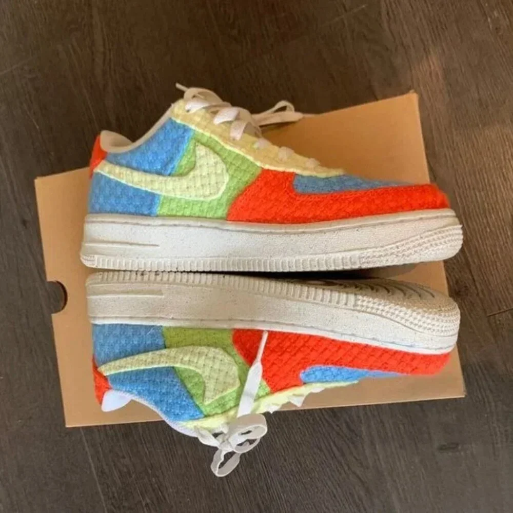 Nike Air Force 1 Low PS "Hemp" preowned size 6.5 - Picture 4 of 12
